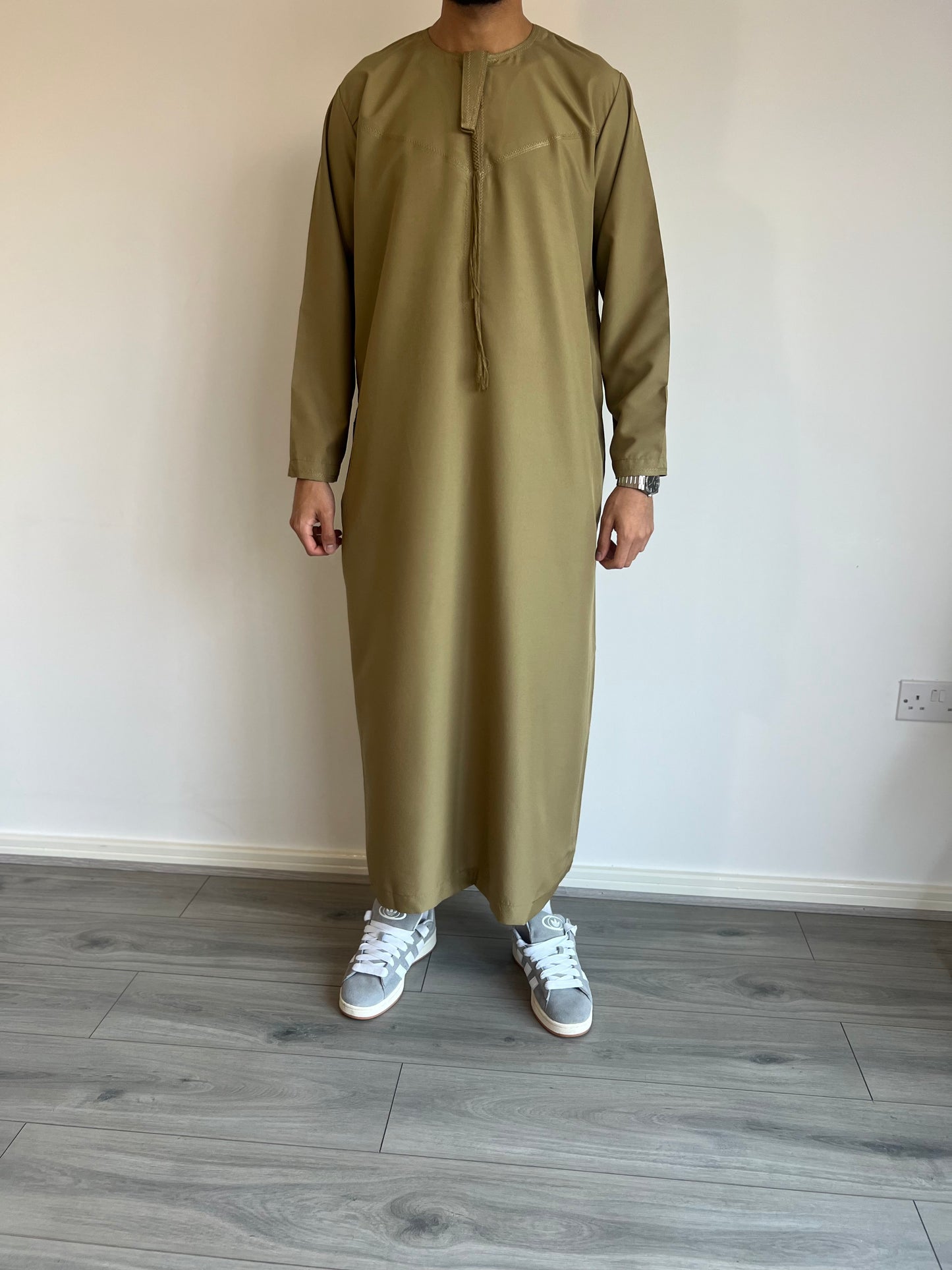 Emirati Thobe - Olive