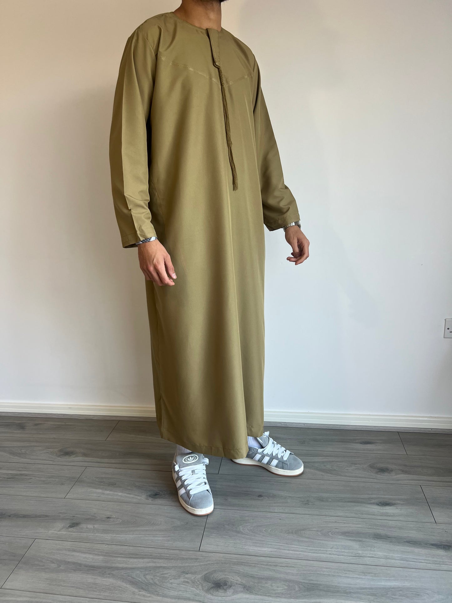 Emirati Thobe - Olive