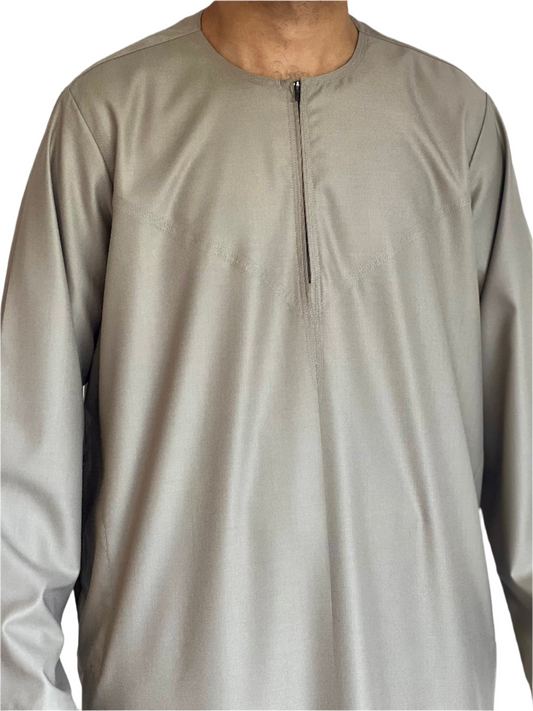 Premium Omani Thobe - Desert Beige