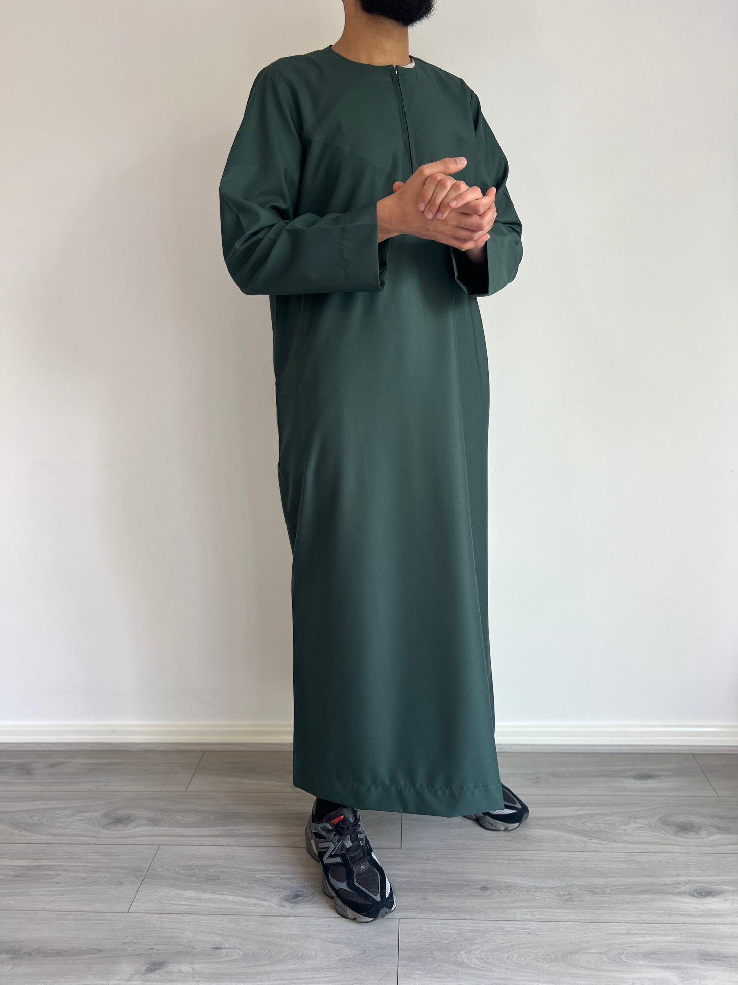 Premium Omani Thobe - Emerald Green
