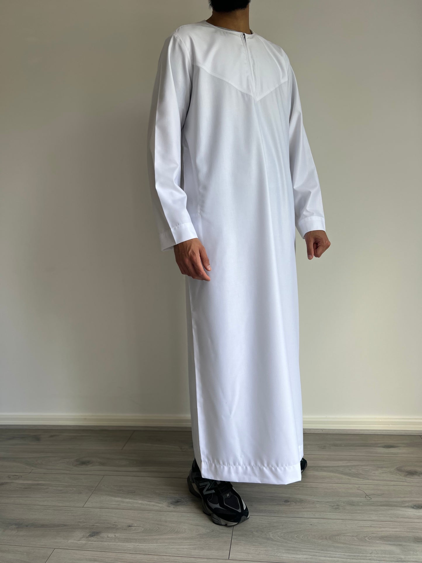 Premium Omani Thobe - Ivory White