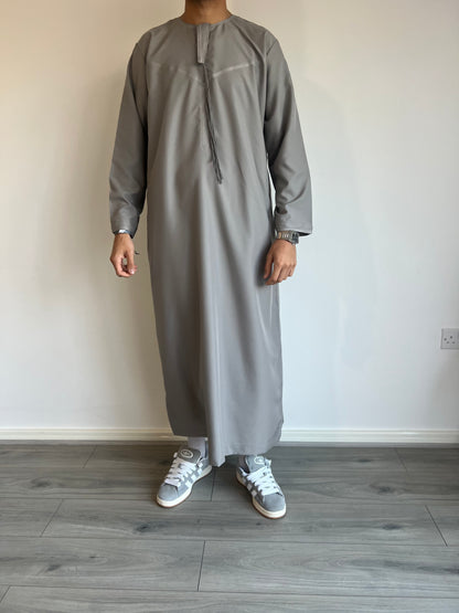Emirati Thobe - Cool Grey