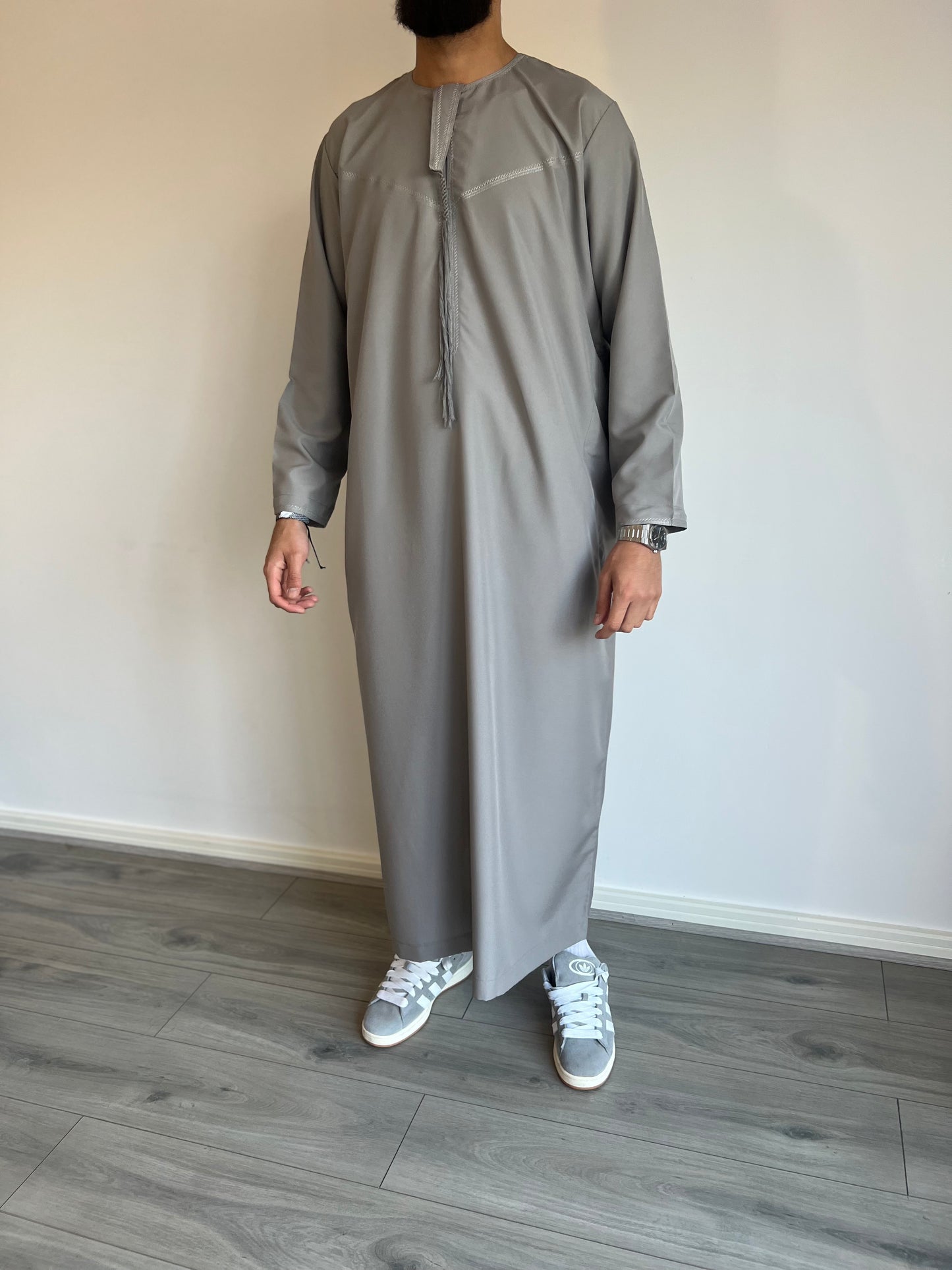 Emirati Thobe - Cool Grey