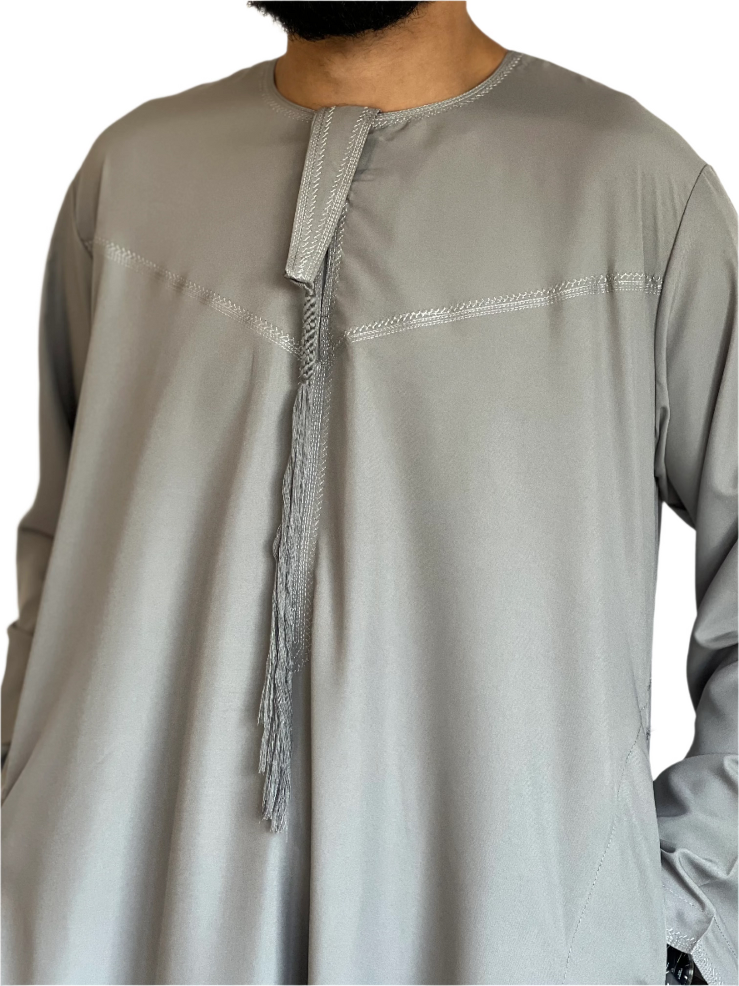 Emirati Thobe - Cool Grey